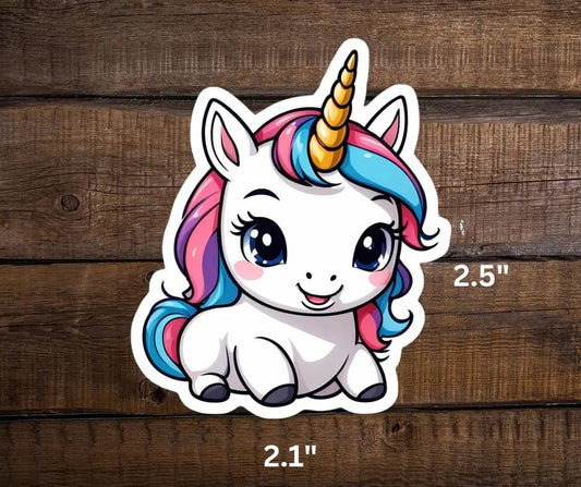 Kawaii Unicorn Sticker