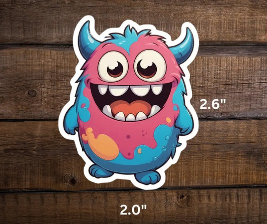 Happy Monster Sticker